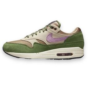 Nike Air Max 1 SH TreeLine Skunk Green Purple (Women's US 10-10.5) AUTHENTIC